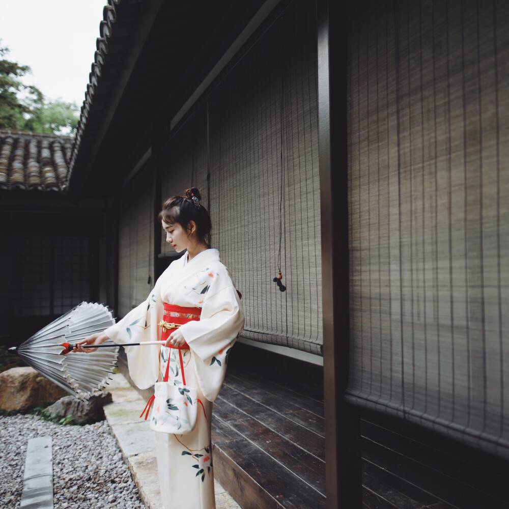 限时赏味秋冬日式和风浴衣复古连衣裙千树梨花改良和服