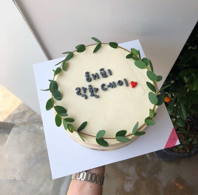 简约风蛋糕 韩式