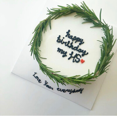 简约风蛋糕 韩式