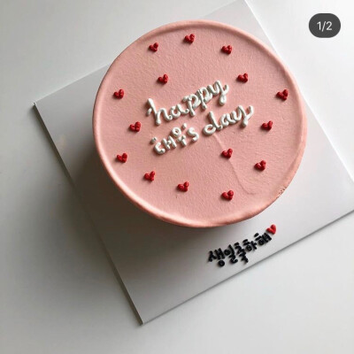 简约风蛋糕 韩式