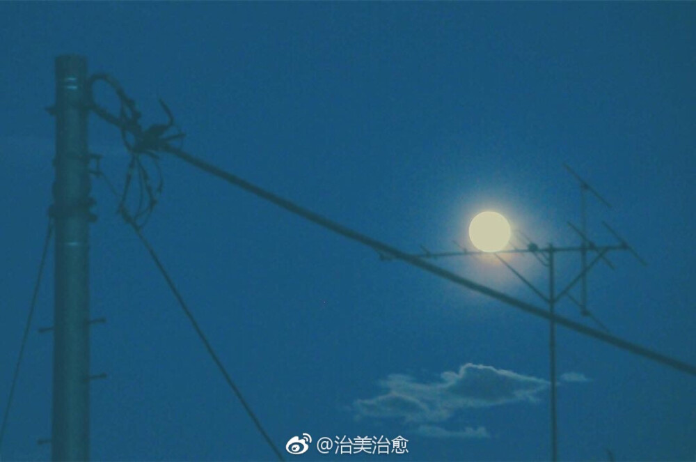 月亮背景图 欧美头像 moon night 油画壁纸