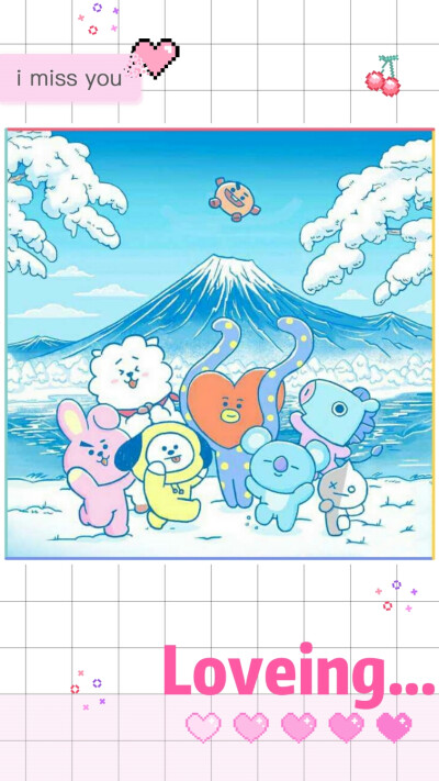 自制BT21手机壁纸