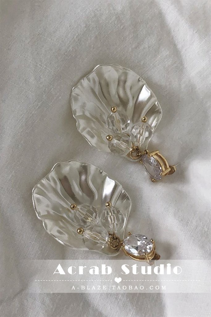 定制 欧美小众品牌代购！SHELL EARRINGS