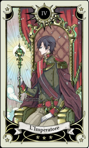 4皇帝-塔罗牌