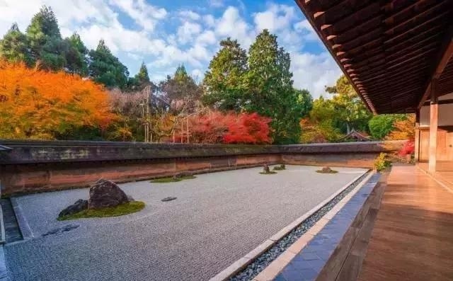 日本枯山水 龙安寺石庭