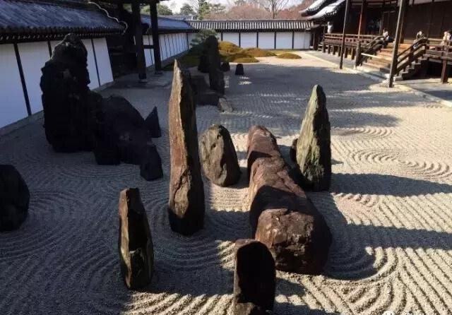 日本枯山水 东福寺方丈庭园