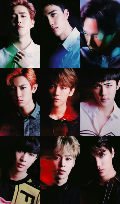 EXO WEAREONE
✨BAEKHYUN ✨CHANYEOL ✨Sehun ✨KAI ✨CHEN ✨SOHU ✨XIUMIN ✨LAY ✨D.O. 