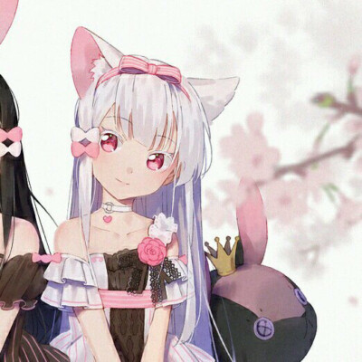 闺蜜头像 百合头像