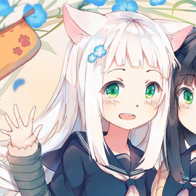 闺蜜头像 百合头像