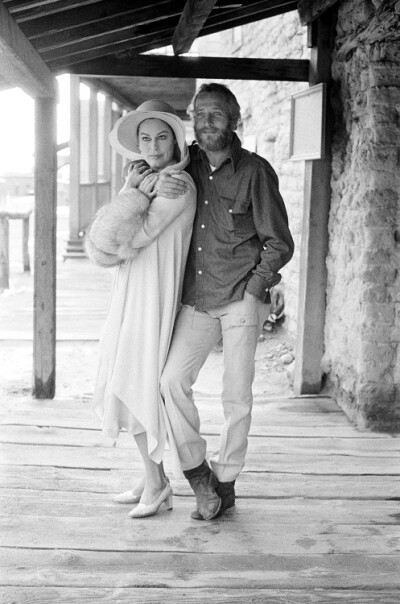 Paul Newman and Ava Gardner, 1972