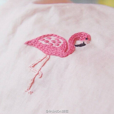 可愛的動物刺繡 ​