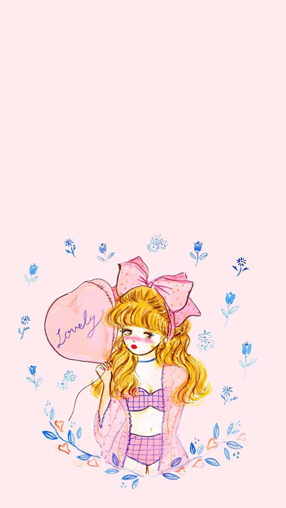  小可爱卡通插画壁纸