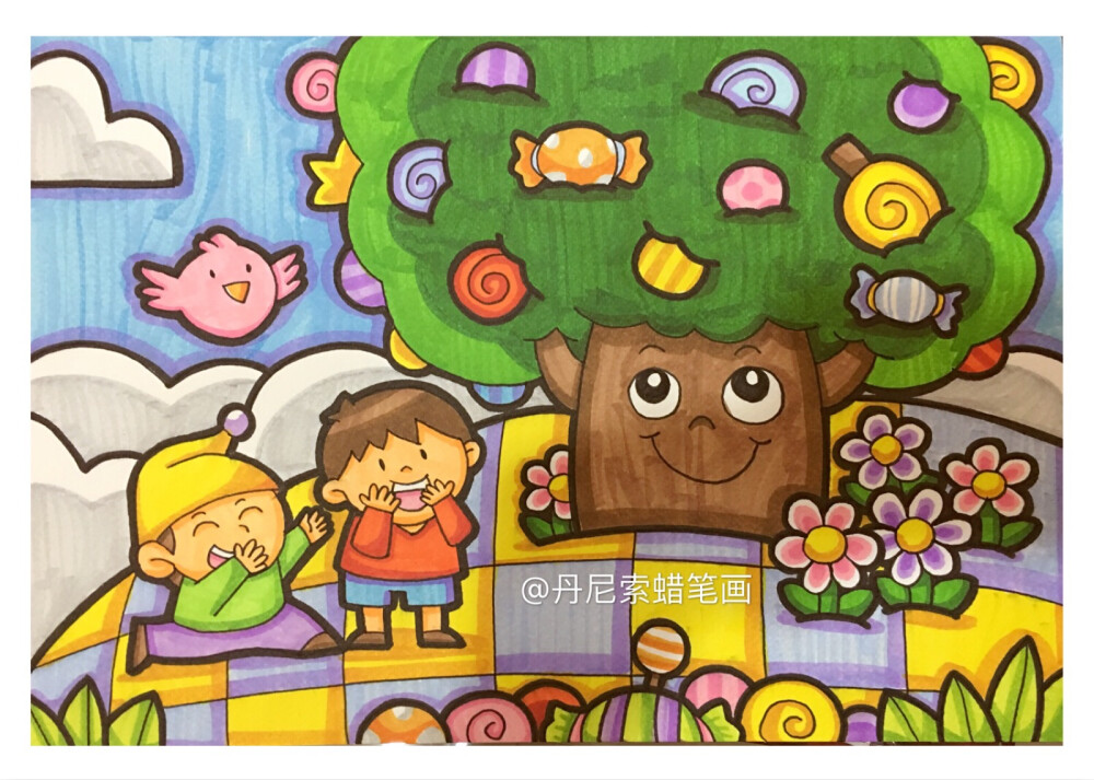 丹尼索儿童画