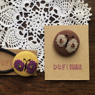 *新作*ひなぎく刺繍店
曾经住在上海的日本刺绣作家ひなぎくさん带来的刺绣小物 tb上了 ​