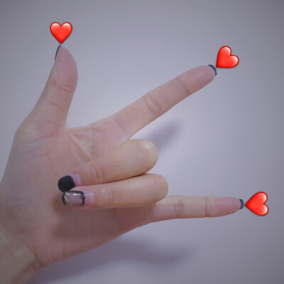ins最近超火的比心心❤,小编也来跟风一下，忽略手丑രεᓀ 