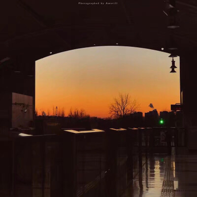 背景图/黄昏
你知道 当一个人情緒低落的時候
他会格外喜歡看日落 /
“那一天 我看了四十四次日落”