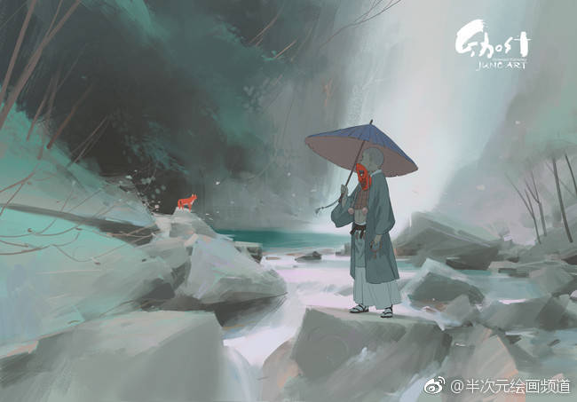 绘师@俊西JUNC 的画笔下展现出如诗般的意境~
【更多】http://t.cn/Rsow1KP ​