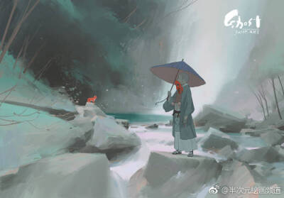 绘师@俊西JUNC 的画笔下展现出如诗般的意境~
【更多】http://t.cn/Rsow1KP ​
