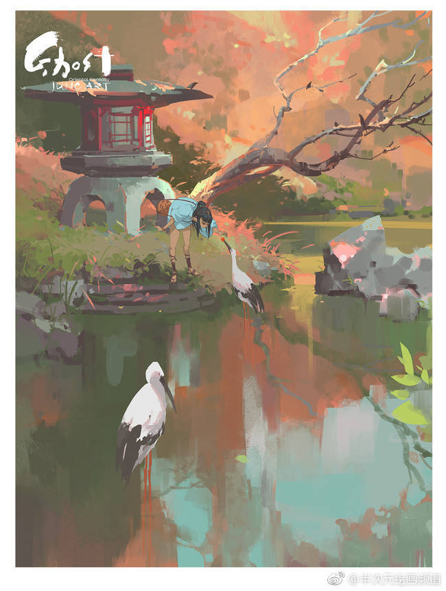 绘师@俊西JUNC 的画笔下展现出如诗般的意境~
【更多】http://t.cn/Rsow1KP ​