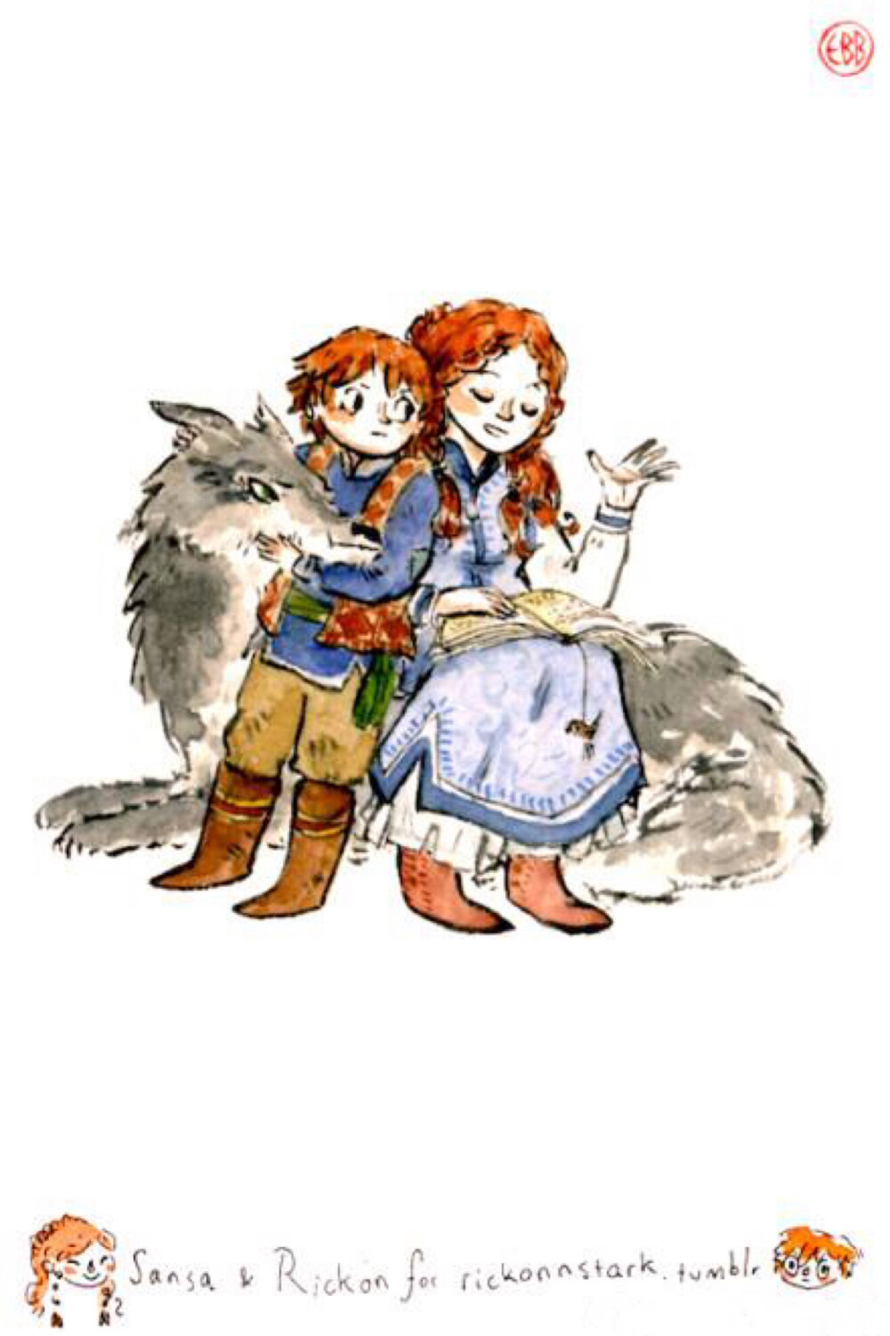 Sansa & Rickon