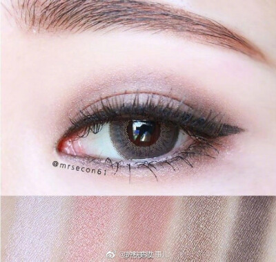 眼影眼妆配色参考~ ​