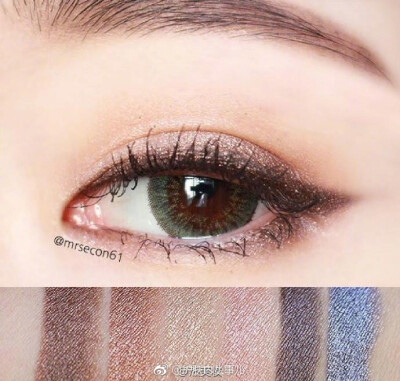 眼影眼妆配色参考~ ​