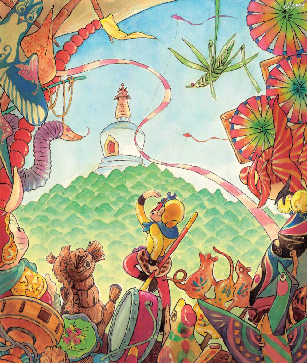 有一种画风叫做吉祥如意