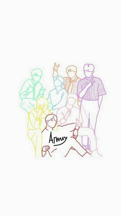 防弹少年团壁纸 ARMY❤