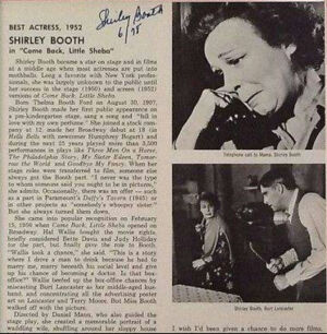 雪莉布思
        第25届奥斯卡影后签名照