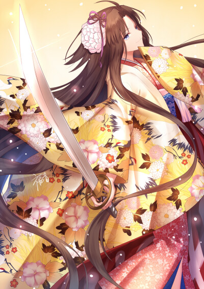 Fate/Grand Order 两仪式 绘师：五月福音（p id=6114799） 本作品id=71011947