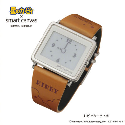 星之卡比 x Smart Canvas 电子表 可显示超过70种+图形 31320円(含税) 12月发售 ​