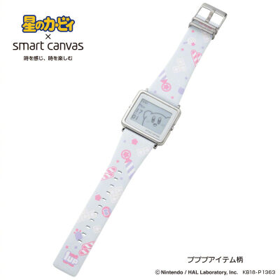 星之卡比 x Smart Canvas 电子表 可显示超过70种+图形 31320円(含税) 12月发售 ​