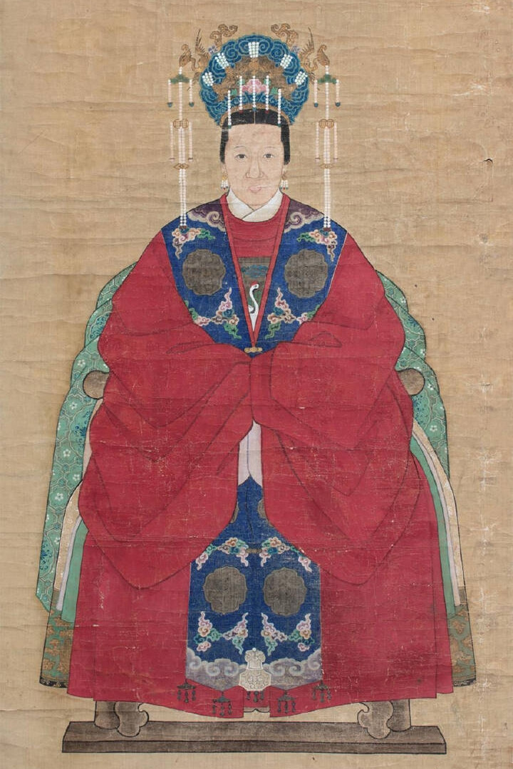 明 郑夫人画像
