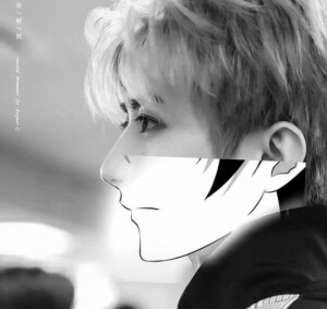 蔡徐坤精致的漫画脸！！