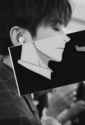 蔡徐坤精致的漫画脸！！