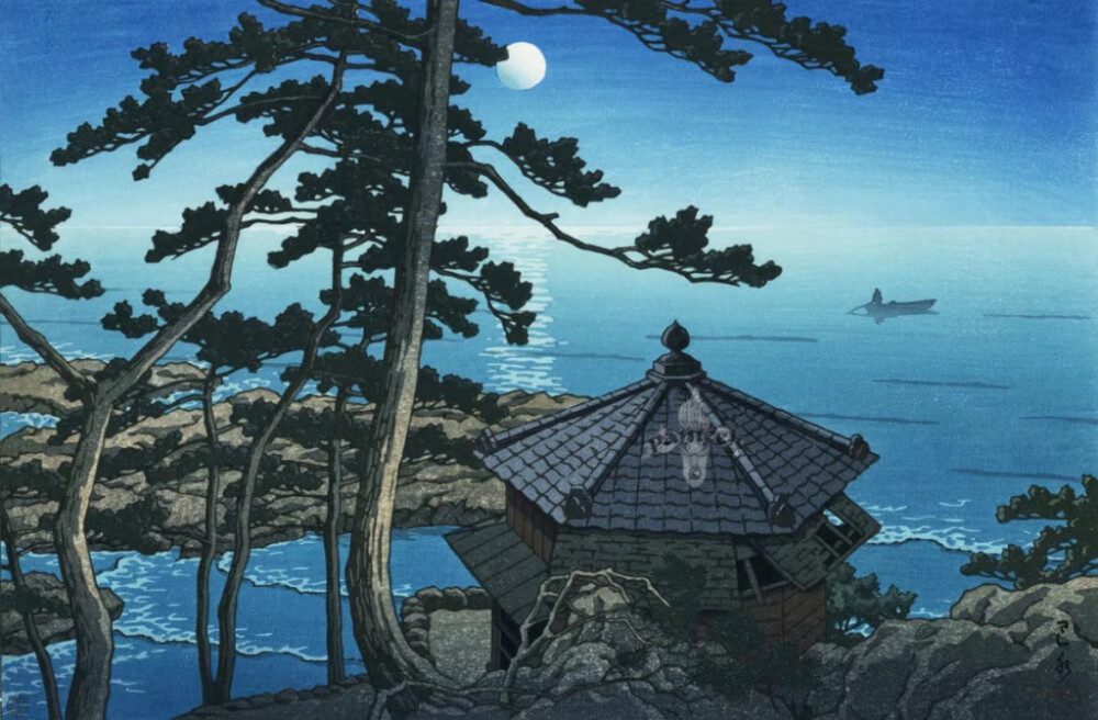 夜 | 日本版画大师Kawase Hasu