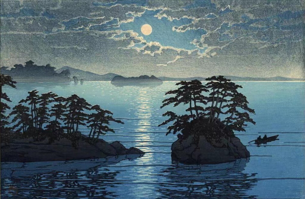 夜 | 日本版画大师Kawase Hasu