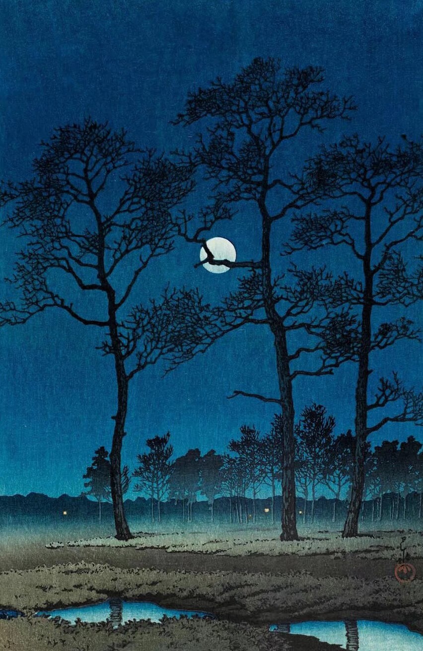 夜 | 日本版画大师Kawase Hasu