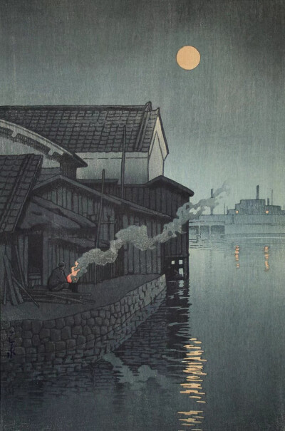 夜 | 日本版画大师Kawase Hasu