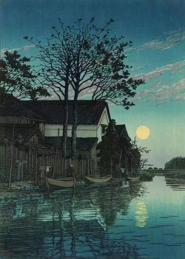 夜 | 日本版画大师Kawase Hasu