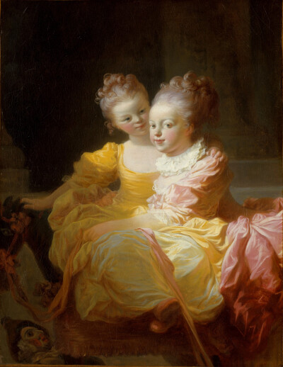 Jean-Honoré Fragonard - Sisters (31 December 1768)
https://en.wikipedia.org/wiki/Jean-Honoré_Fragonard#/media/File:FRAGONARDsisters.jpg