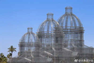 Etherea – 科切拉音乐艺术节装置，美国 / Edoardo Tresoldi。#求是爱设计# ​