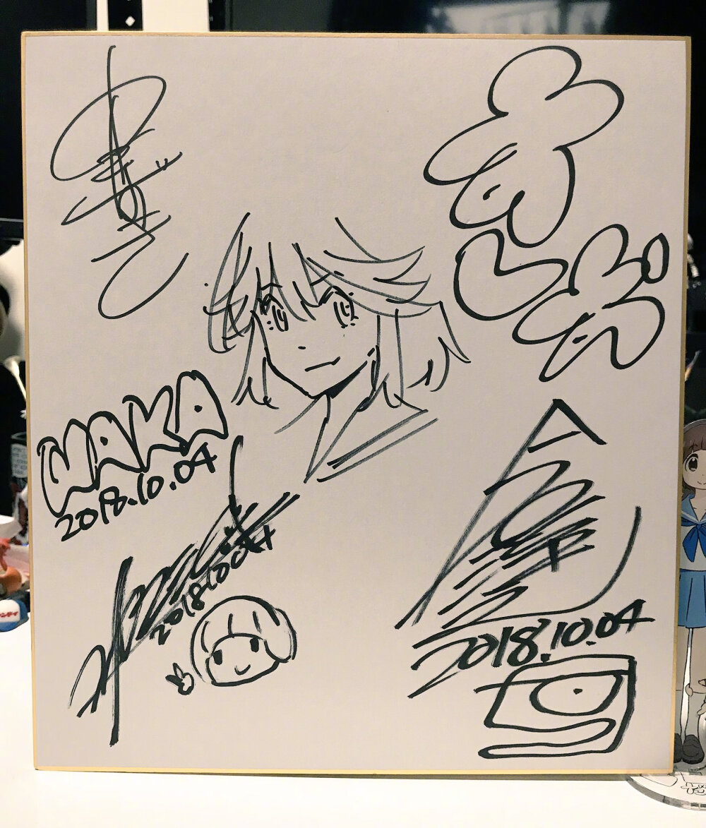 『KILL la KILL』总作画监督石崎寿夫画的开播5周年纪念图此外、TRIGGER协力制作的KLK官方字体包限定500套发售、每套4300日元内容包括今石洋之与设计者对谈、字体样式解说小册、TRIGGER特制贴纸等 ​