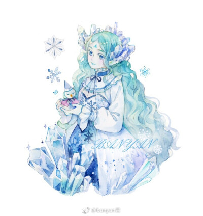 水彩 手绘 动漫头像 [醉仙阁]
画师:banyan君 /侵删致歉/