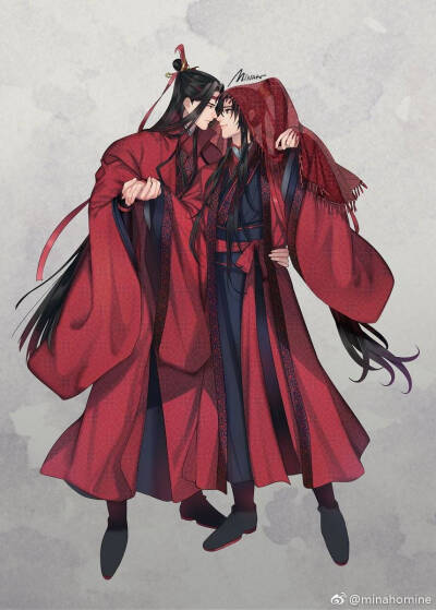 魔道祖师忘羡婚服