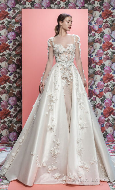 Galia Lahav 2019年春季“心之女王”新娘系列 所有版权灵感的婚礼礼服