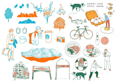 颜色单一，对比明显，给人视觉上的冲击