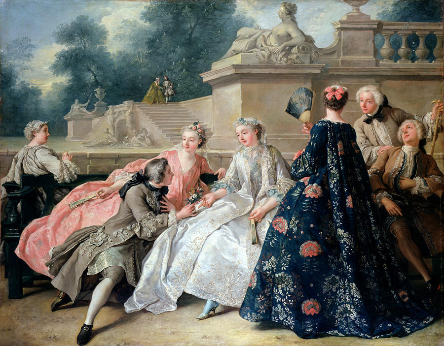 Jean-François de Troy - The Declaration of Love (1731)
https://en.wikipedia.org/wiki/Jean_François_de_Troy#/media/File:Declarationoflove.jpg