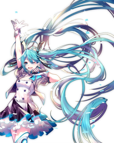 【miku】 by： 瑛 _id=71039846 pixiv，插画，游戏，音乐，VOCALOID， miku