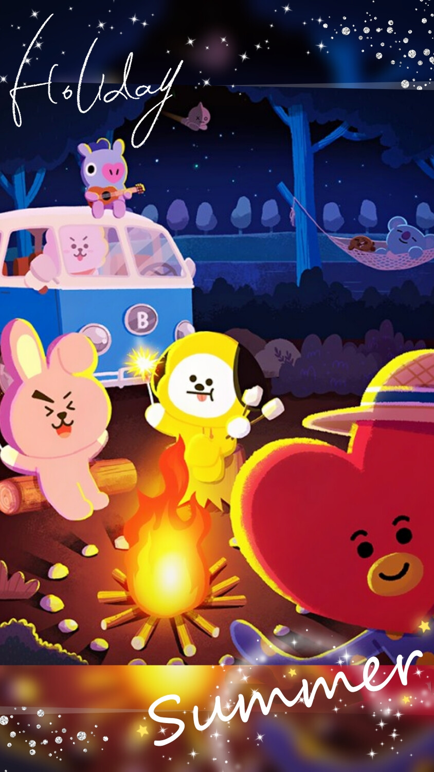 自制BT21手机壁纸